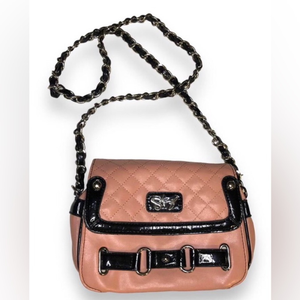 Vintage Original By Sharif Pink Mini Micro Chain Strap Detail Shoulder Bag